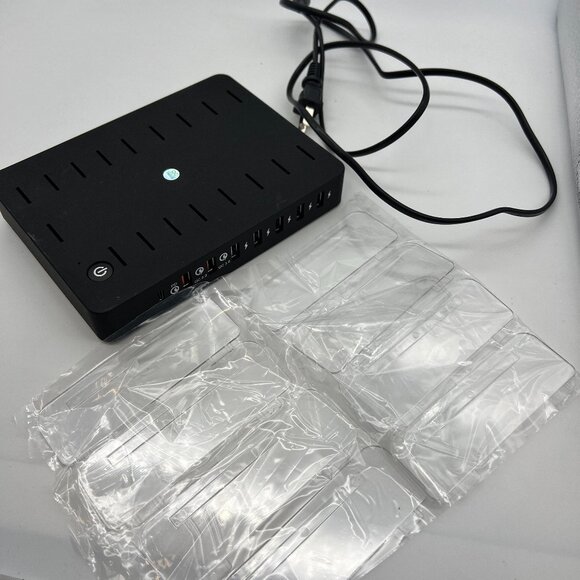 8‎ Ports USB Detachable Charging Station Smart Charger Black - Picture 1 of 2